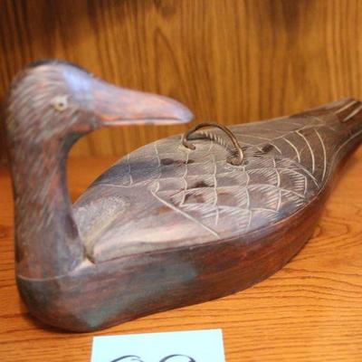 Lot 88 Wooden Storage Duck DÃ©cor