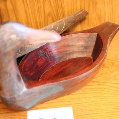 Lot 88 Wooden Storage Duck DÃ©cor
