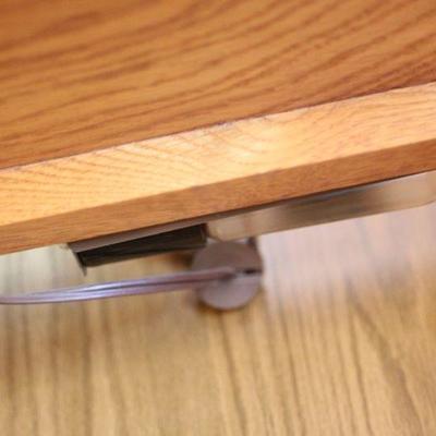 Lot 91 Oak Lighted Cabinet #3