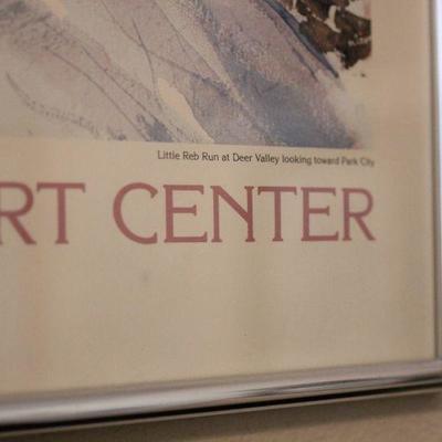 Lot 100 Park City, Utah Ski Framed Print