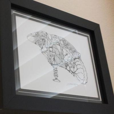 Lot 198 Jim McClune Set of 3 Art (2)