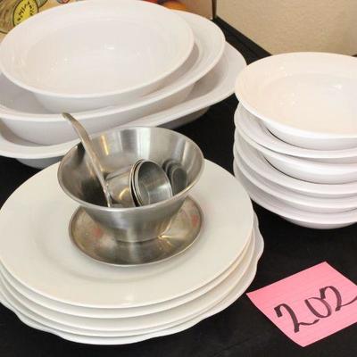 Lot 202 Corningware Dishes