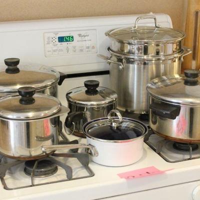 Lot 206 Copper Revere Ware & More