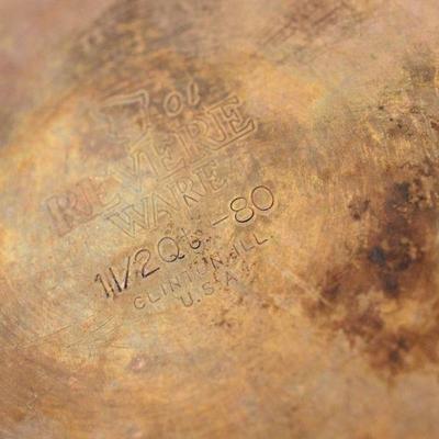 Lot 206 Copper Revere Ware & More