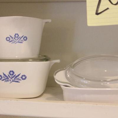 Lot 209A Pink Pyrex, Corningware & More