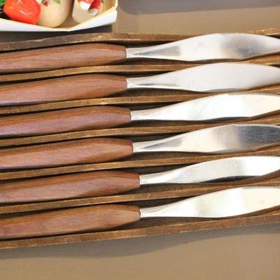 Lot 217 Mid Century Knife Set & More