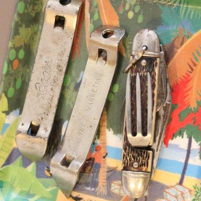 Lot 217 Mid Century Knife Set & More