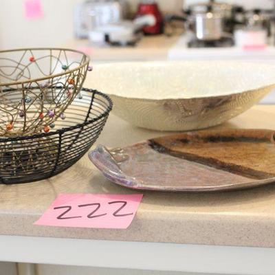 Lot 222 Decorative Serving 