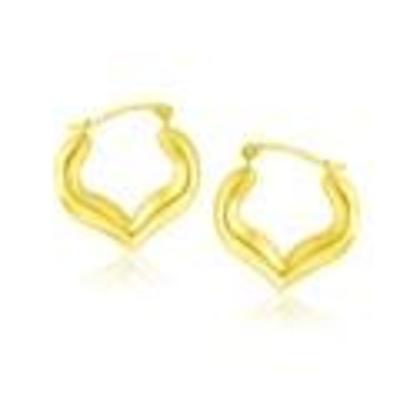 10k gold hoops