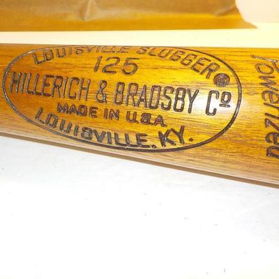" The Genuine Tony Conigliaro Louisville Slugger" guaranteed.