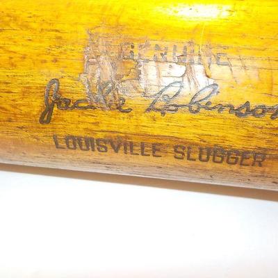 " Genuine Jackie Robinson Louisville Slugger" Pro model.