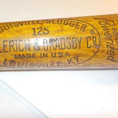 " Genuine Jackie Robinson Louisville Slugger" Pro model.
