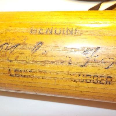 " Genuine Nelson Fox Louisville slugger baseball bat" Pro model.