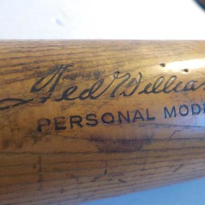 " Ted Williams Personal Model baseball bat:."