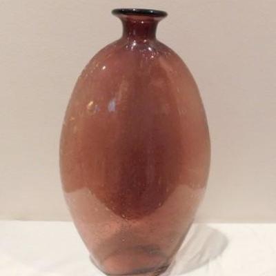 Choice One Art Glass Purple Hue Vase 13