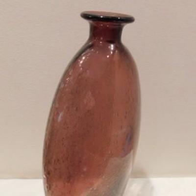 Choice One Art Glass Purple Hue Vase 13