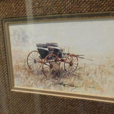 Framed Print of Old Carriage by Jim Gray 14