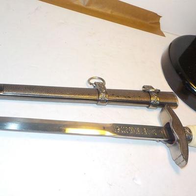 German WW2 officers dagger and saber.