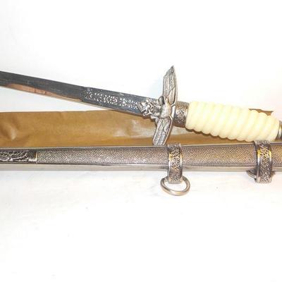 German WW2 officers dagger and saber.