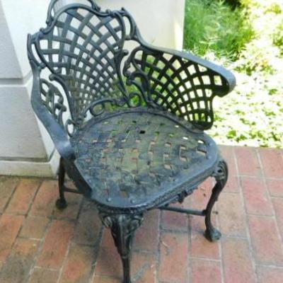 Cast Outdoor Decorative Patio Chair