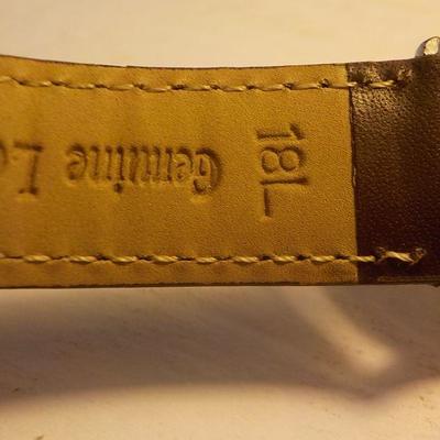 "Mens Gruen veri-thin precison pilot wrist watch".