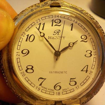 "R" "Heney Pocket watch, antimagnetic. 