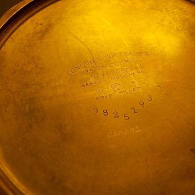 " Longines Mens pocket watch" 17 Jewels, gold.