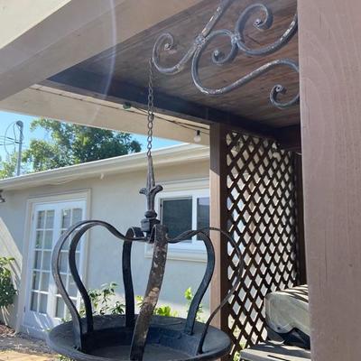 FRENCH COUNTRY RUSTIC Plant Hanger Bird Feeder