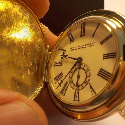 "george Chatterton " Lincoln Pocket Watch"