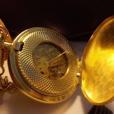 "george Chatterton " Lincoln Pocket Watch"