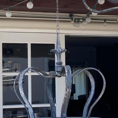 FRENCH COUNTRY RUSTIC PLANT HANGER BIRD FEEDER