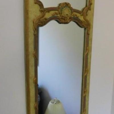French Country Wood Framed Mirror 51