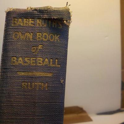 "Babe Ruth's own Book of Baseball"   "1928, 1st edition."