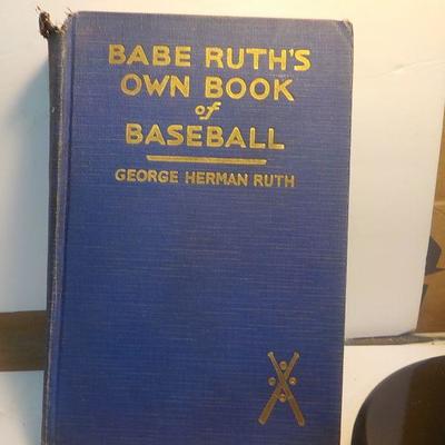 "Babe Ruth's own Book of Baseball"   "1928, 1st edition."
