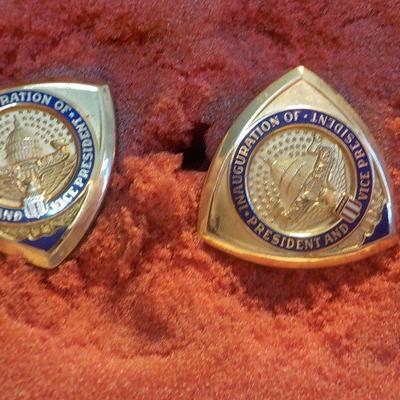 1973 Inauguration of President and Vice President of USA cuff links.