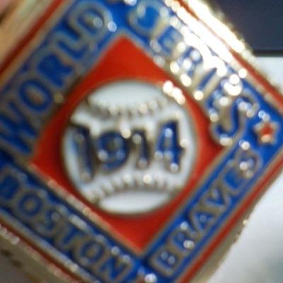 Copy of the famous World Series Boston Braves 1914 ring.