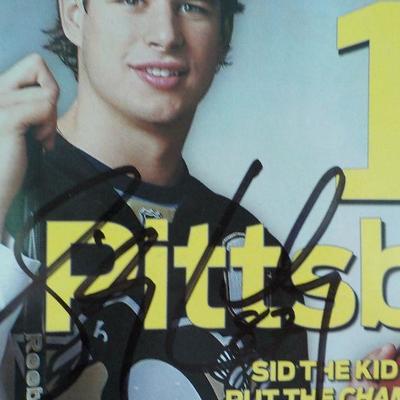 Officially signed By Sidney Crosby and Ben Roethlisberger.