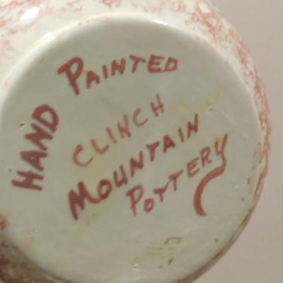 Hand Painted Clinch Mountain Pottery Water Pitcher 8