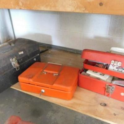 Set of Four Metal Tool Boxes (See All Pics)