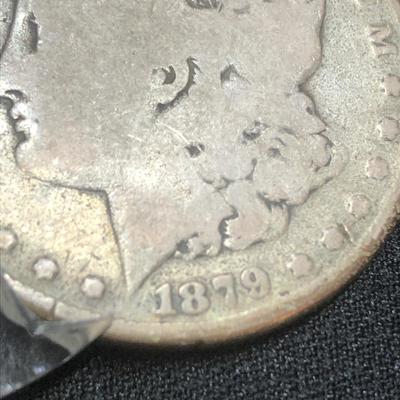 1879-S Morgan Silver $1 Coin 