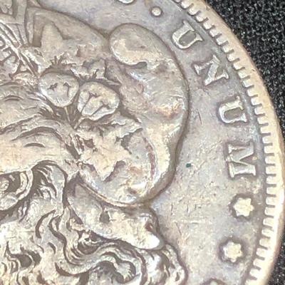 1879-S Morgan Silver $1 Dollar Coin - 1.00