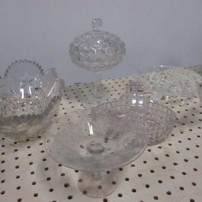 Lot 20 - Clear Crystal Glass Collection 