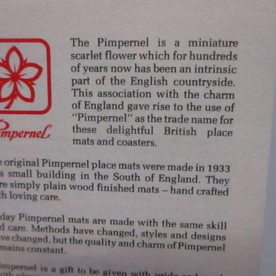 Lot 27 - Pimpernel England Round Placemats