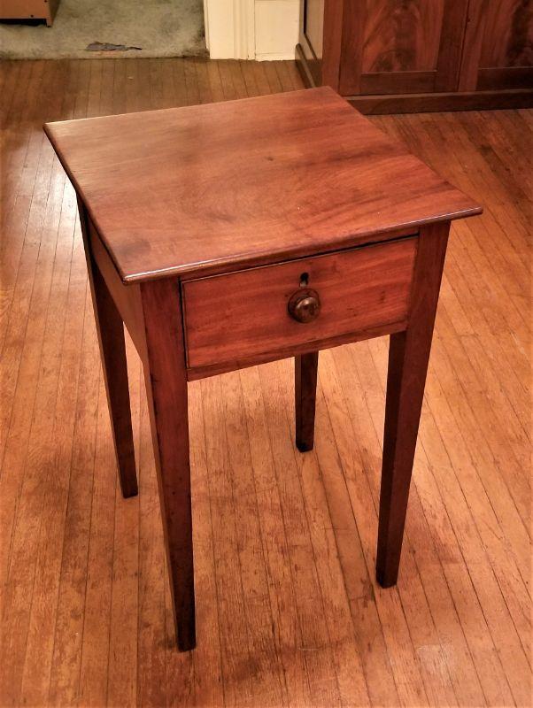 Lot 36 Antique Side Table with Drawer