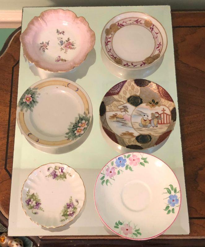 Plates Set 6 Miscellaneous Plates set of 6