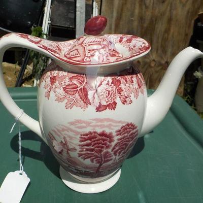 " Enoch Wood's English Scenery Tea Pot".
