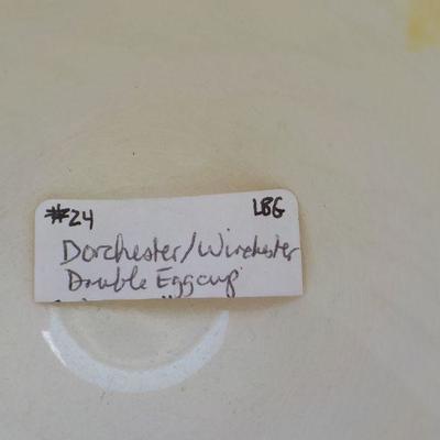 " Dorchester or Winchester Double Egg Ceramic cup.'