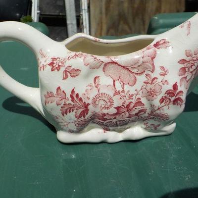 " Charlotte Royal Crownford Ironstone Creamer Cow"