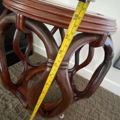 CHINESE stool or side table- vintage 1960's