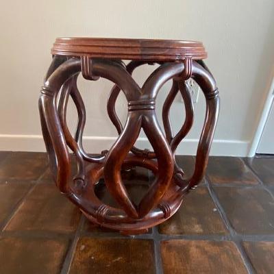 CHINESE stool or side table- vintage 1960's